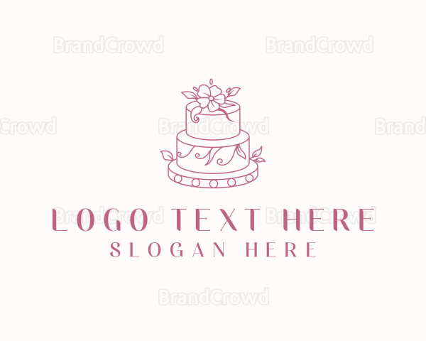 Dessert Bakery Cake Logo