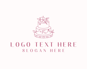 Baker - Dessert Bakery Cake logo design