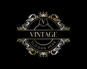 Luxury Deluxe Vintage logo design