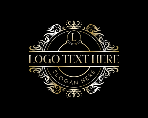 Hotel - Luxury Deluxe Vintage logo design