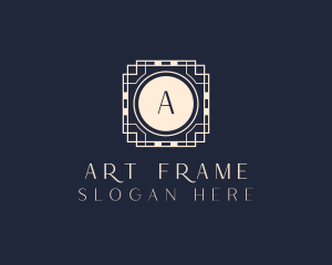 Frame - Geometric Frame Tile logo design