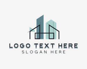 Blueprint - Structure Architecture Building logo design