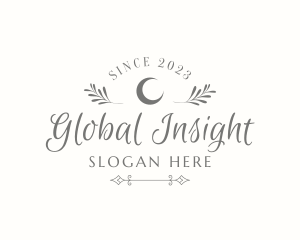 Plastic Surgery - Whimsical Moon Leaf Wordmark logo design