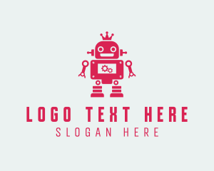 Robotics - Toy Robot Educational logo design