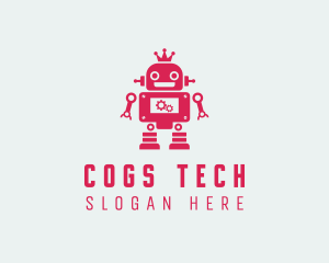 Cogs - Toy Robot Educational logo design