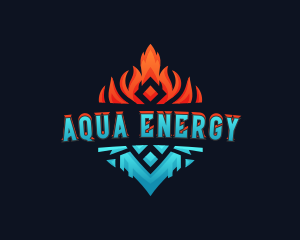 Thermal Energy HVAC logo design