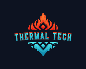 Thermal Energy HVAC logo design