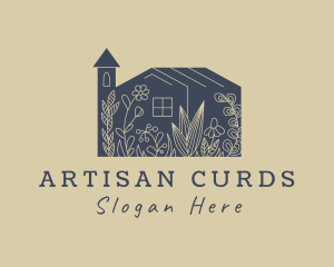 Floral House Garden  logo design