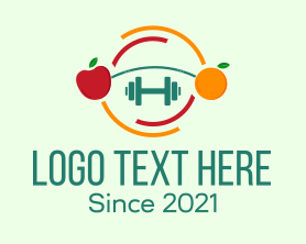 Fitness - Healthy Fitness Diet logo design