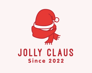 Santa - Santa Hat Scarf logo design