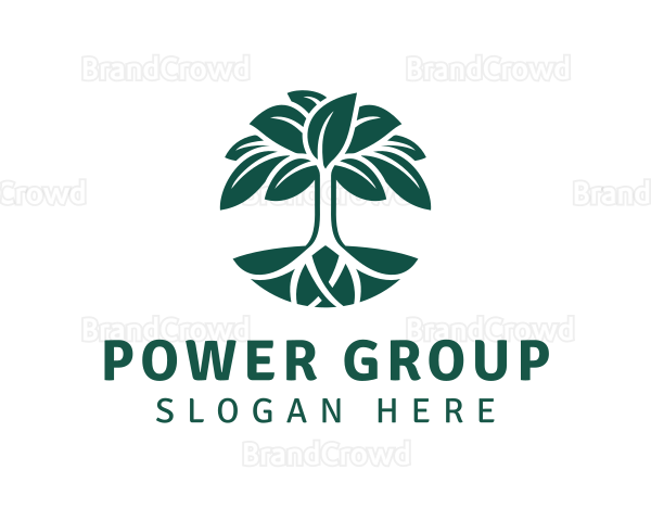 Organic Tree Planting Logo