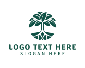 Tree - Organic Tree Planting logo design