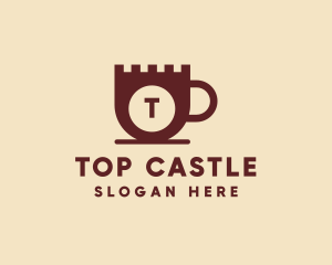 Castle Coffee Cup logo design