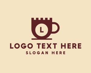 Mug - Castle Coffee Cup logo design