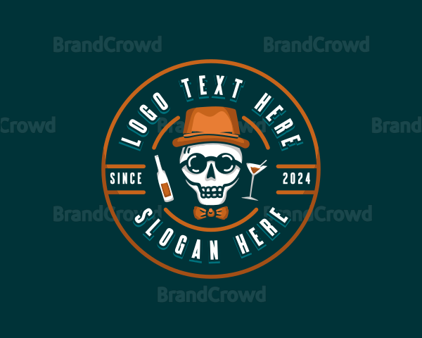 Skull Liquor Bar Logo