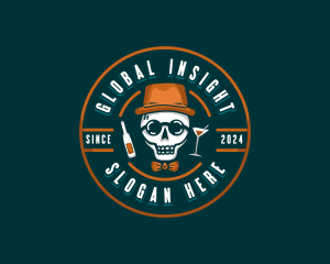 Skull Liquor Bar Logo