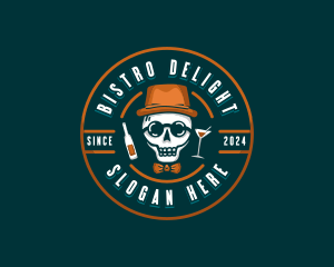 Skull Liquor Bar logo design