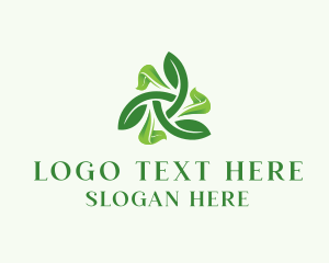 Leaves - Organic Leaves Garden logo design