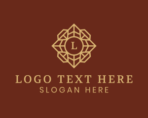 Golden - Luxurious Diamond Jewelry Accessory logo design