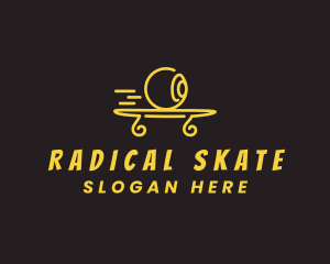 Skateboard - Fast Eye Skateboard logo design