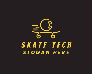 Fast Eye Skateboard logo design