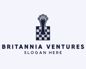 Chess Piece Board logo design