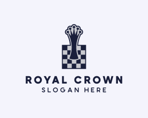 Queen - Queen Chess Board logo design