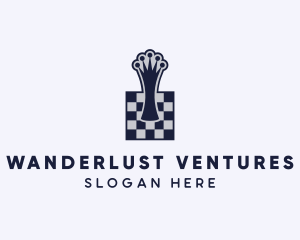 Chess Piece Board logo design