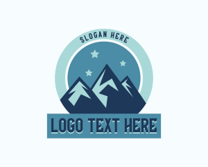 Mountain - Peak Mountain Summit logo design