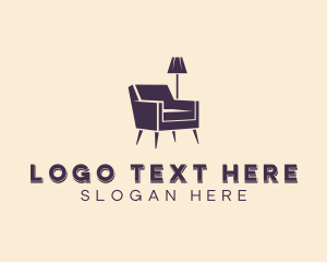 Staging - Chair Interior Furniture logo design