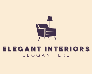 Chair Interior Furniture logo design