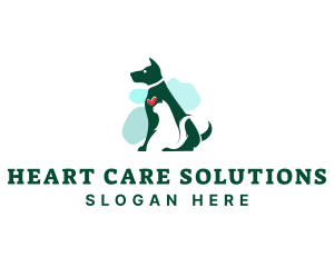 Cat & Dog  Veterinary logo design