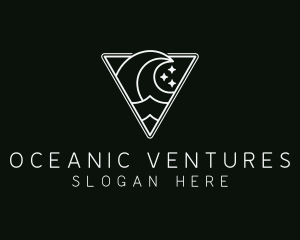 Ocean Sea Waves logo design