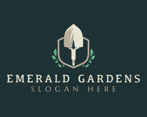 Garden Shovel Farming logo design