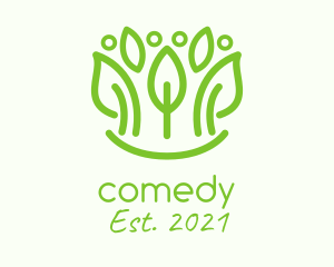 Gardener - Green Botanical Leaf logo design