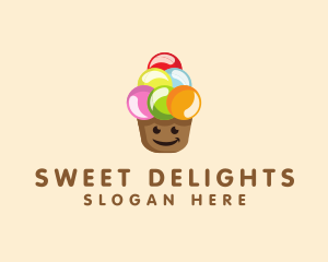 Happy Ice Cream  logo design