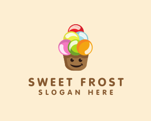 Happy Ice Cream  logo design