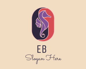 Fish - Elegant Seahorse Resort logo design