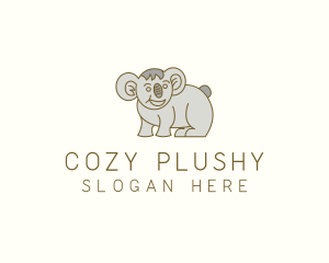 Koala Wildlife Animal logo design