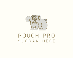 Koala Wildlife Animal logo design