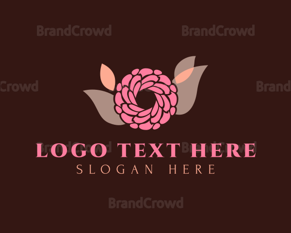 Beauty Rose Flower Logo