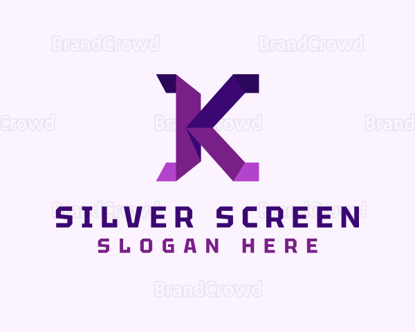 Digital Tech Letter K Logo