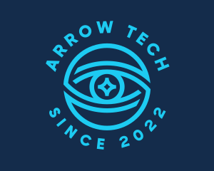 Tech Surveillance Eye logo design