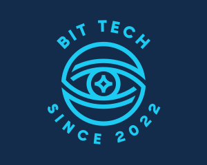 Tech Surveillance Eye logo design