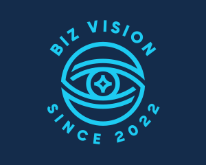 Tech Surveillance Eye logo design