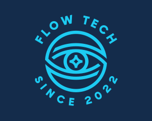 Tech Surveillance Eye logo design