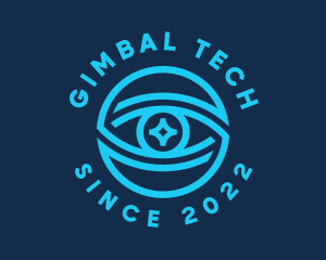 Tech Surveillance Eye logo design