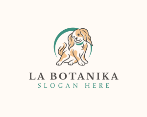 Cute Spaniel Dog Logo