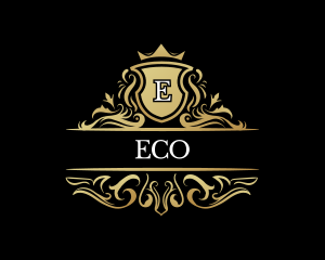 Elegant Crest Crown Logo