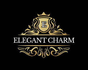 Elegant Crest Crown logo design